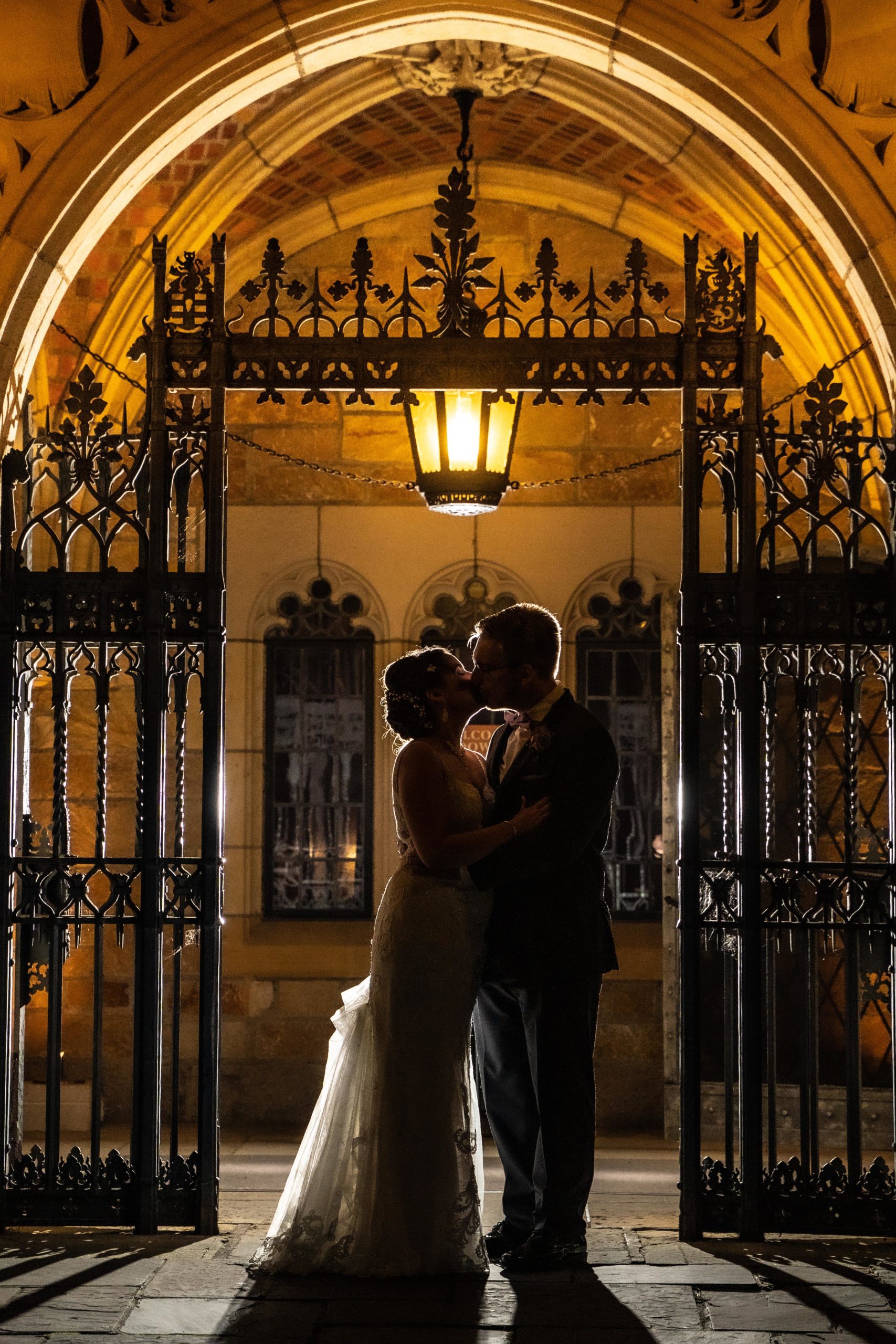 night time wedding photography