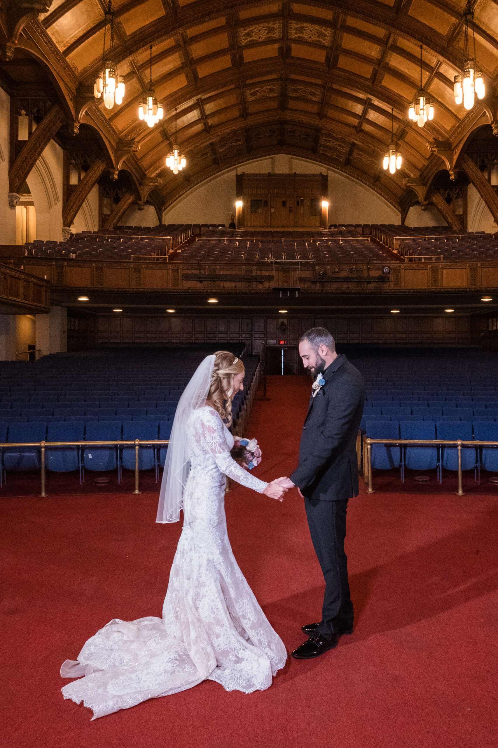 first look wedding day