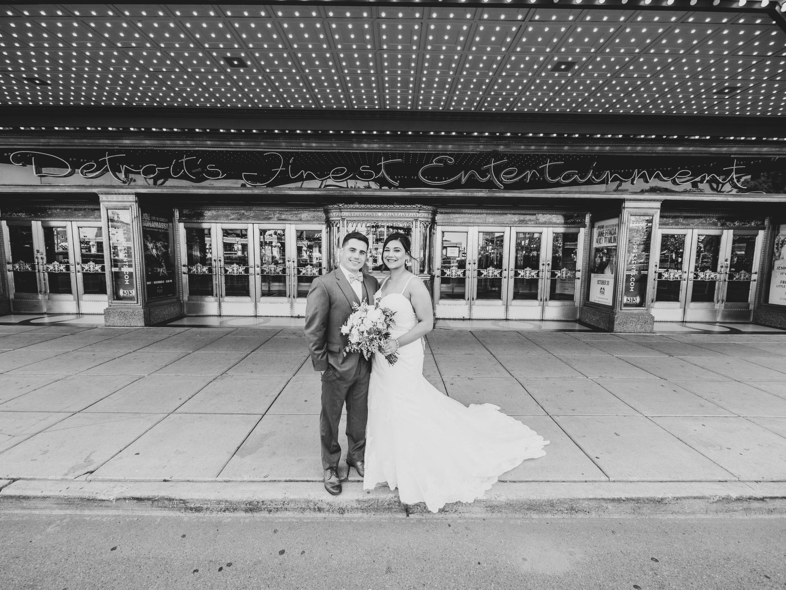 Lauren and Brandon wedding photography fox theatre