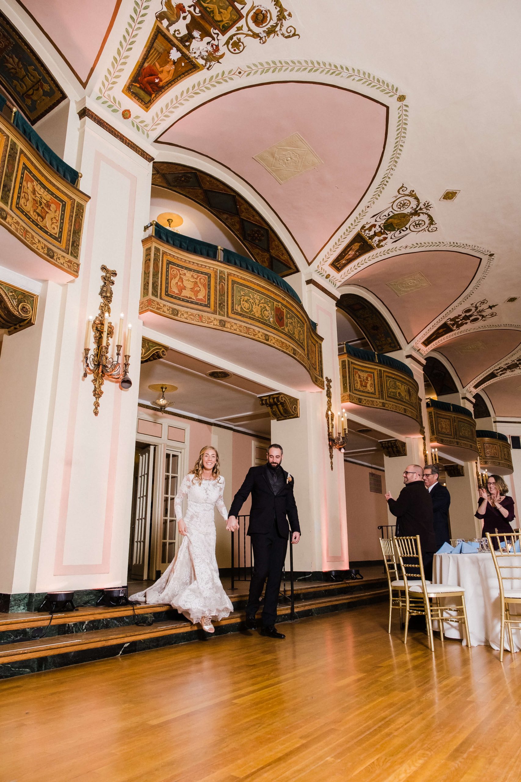 grand entrance wedding reception