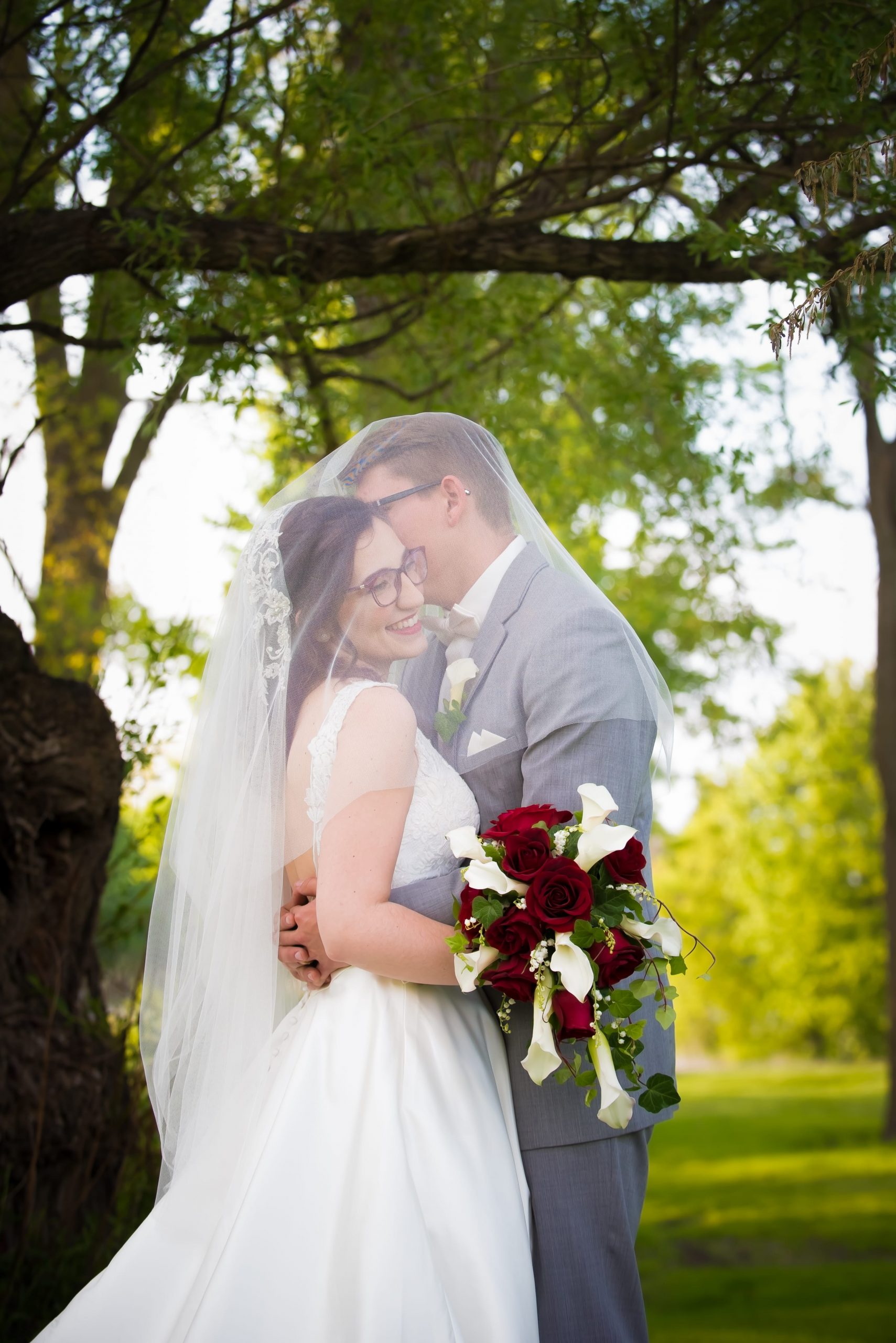 bride and groom wedding photo