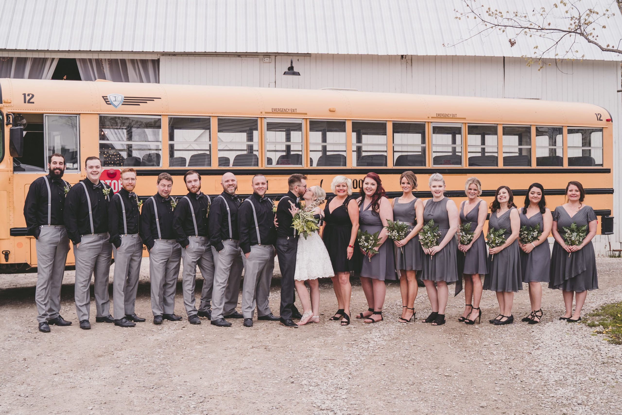 bridal party wedding photo