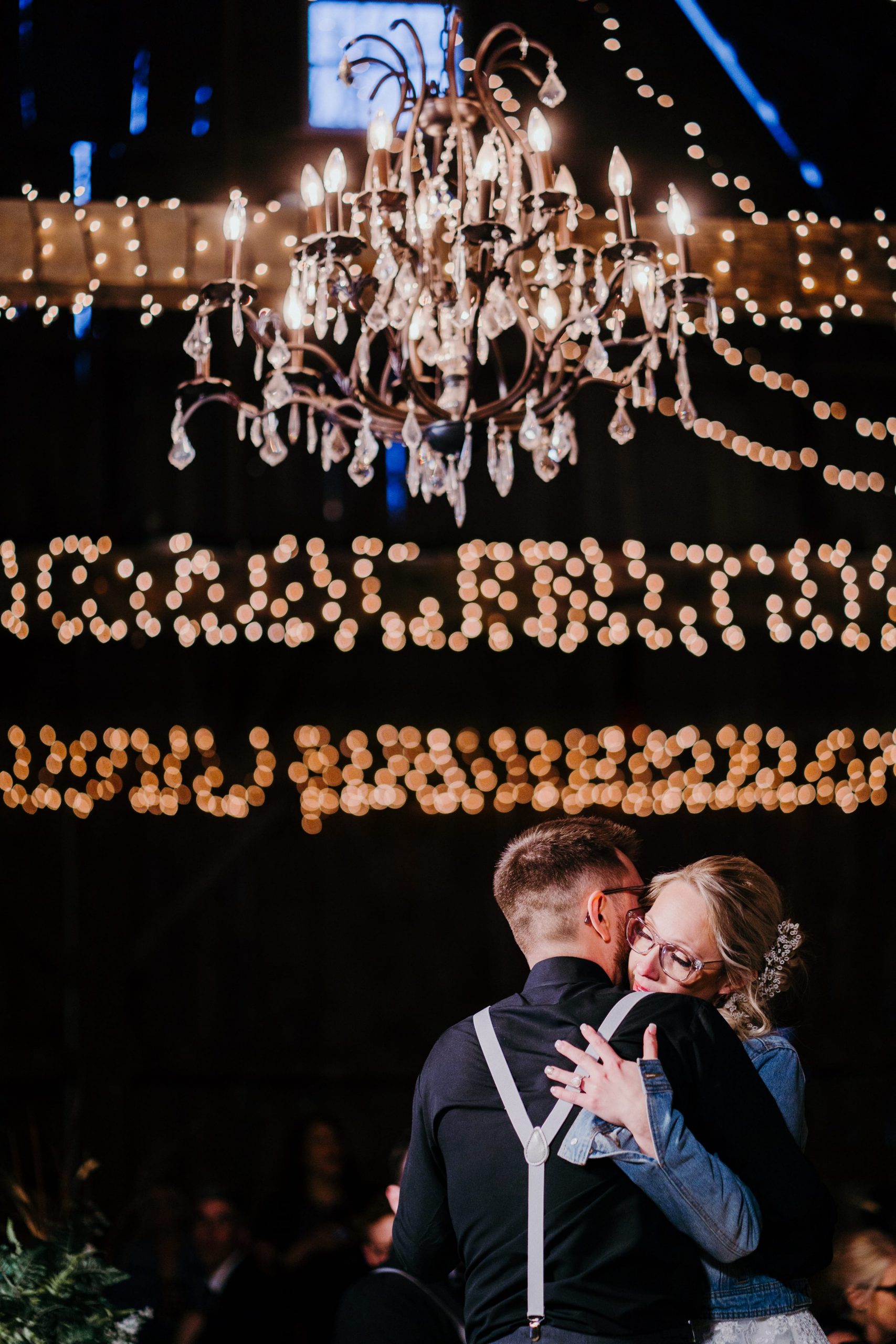 bride and groom first dance