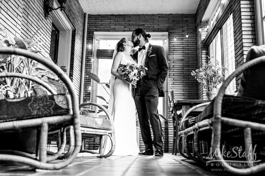 Amanda and Michael's Detroit whiskey factory wedding