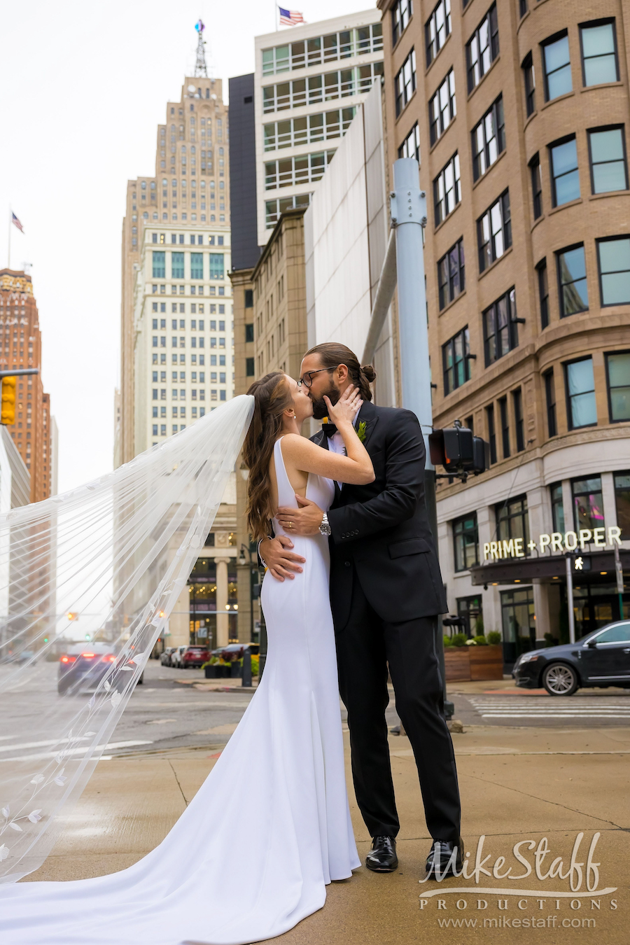 Amanda and Michael's Detroit whiskey factory wedding