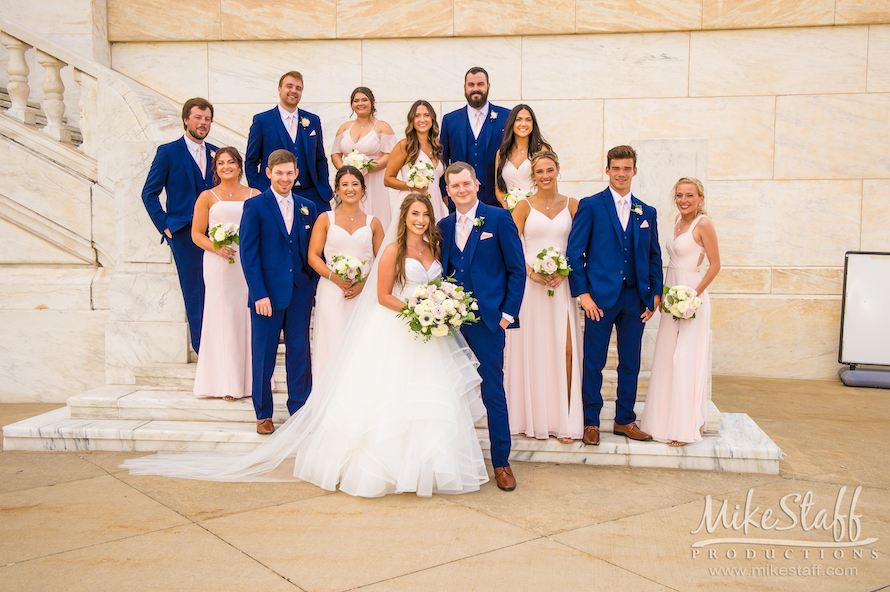 bridal party at DIA