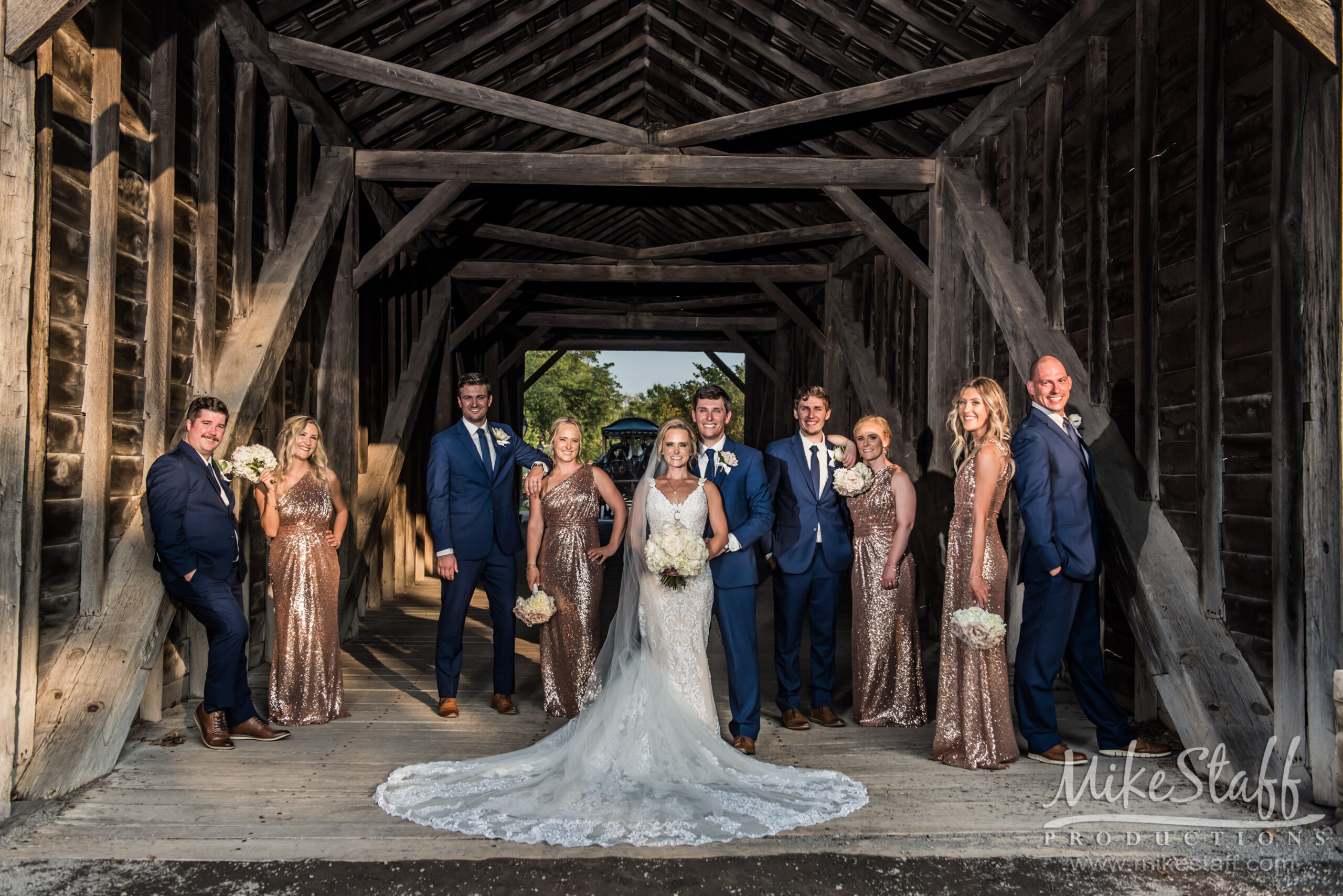 bridal party at henry ford