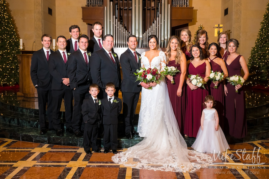 bridal party at inn at st johns