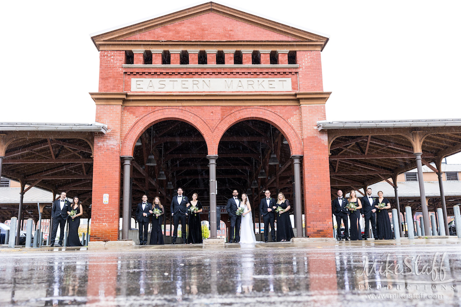 Amanda and Michael's Detroit whiskey factory wedding