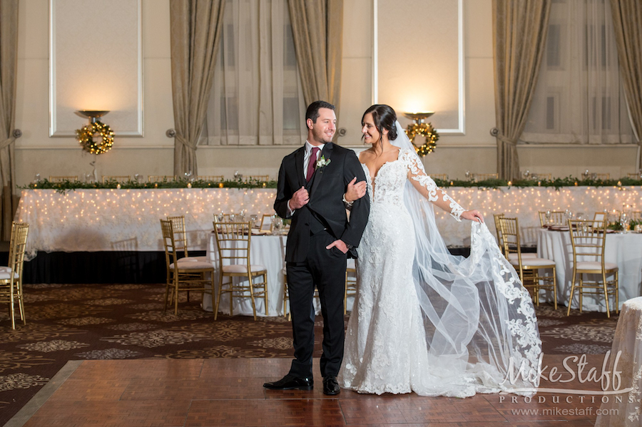 bride and groom portrait at inn at st johns