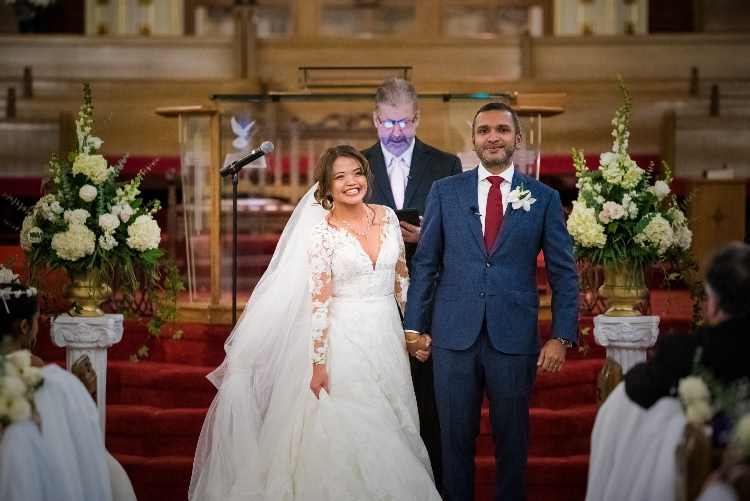 bride and groom processional