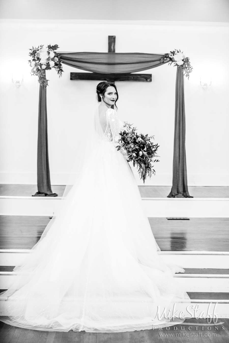 bride at holly vault