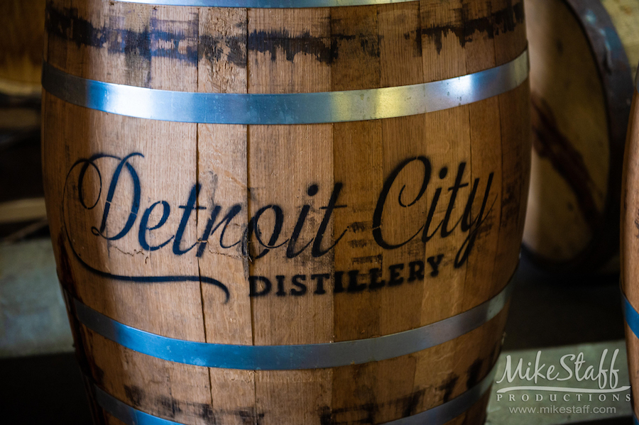 Amanda and Michael's Detroit whiskey factory wedding