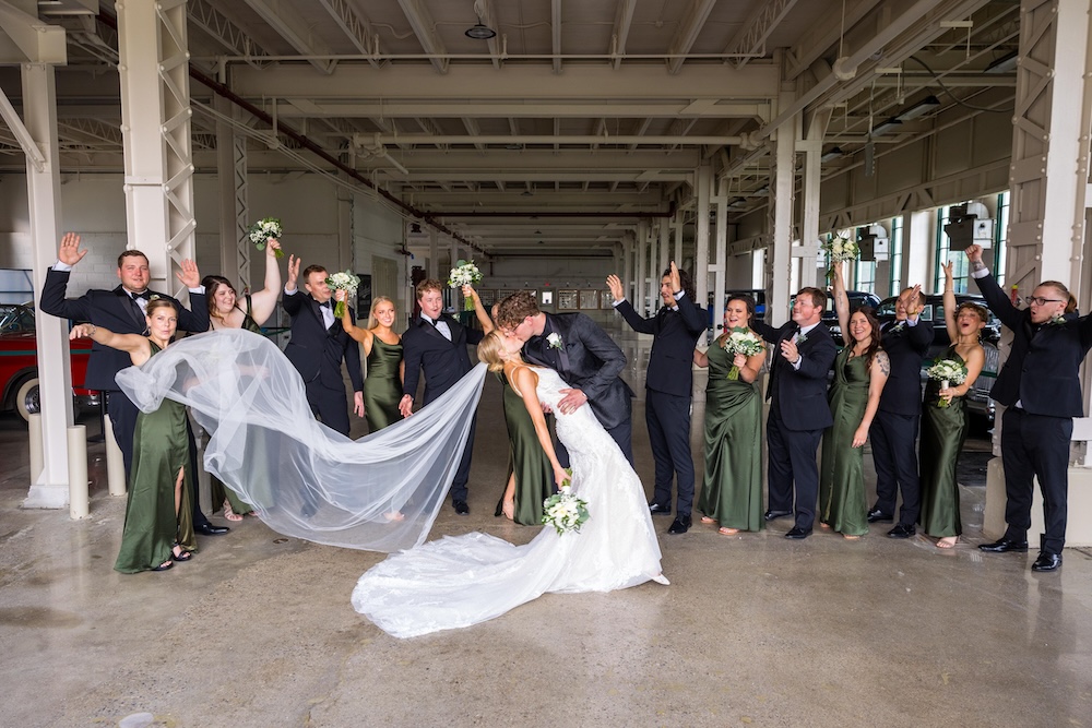 Detroit Wedding Photography_Packard Proving Grounds_bridal party