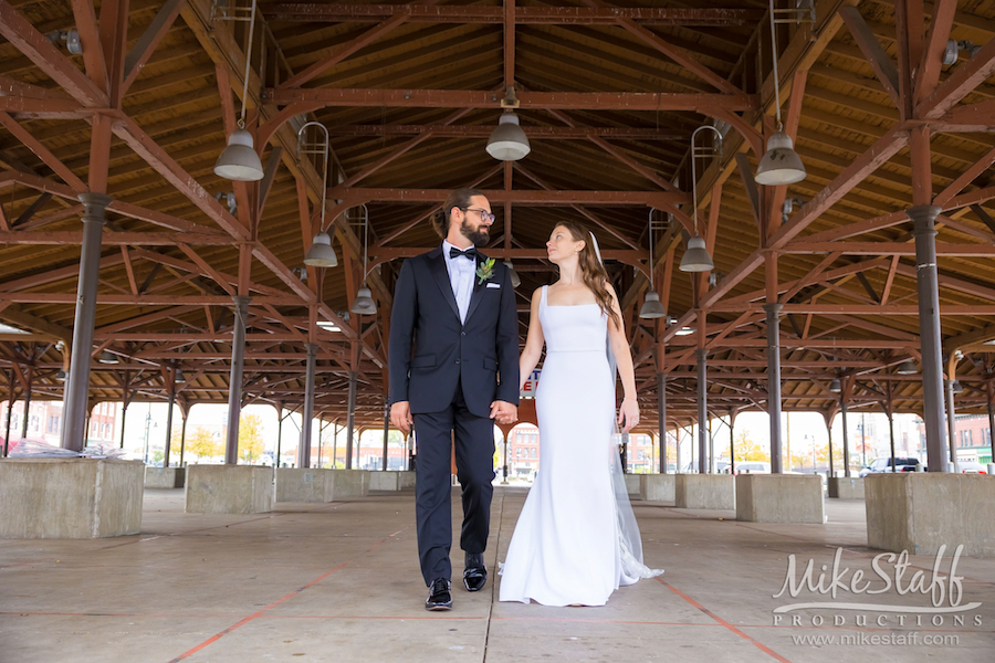 Amanda and Michael's Detroit whiskey factory wedding