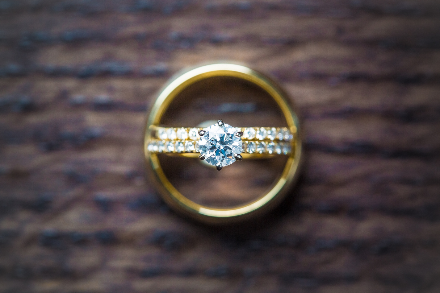 gold wedding rings - featured weddings