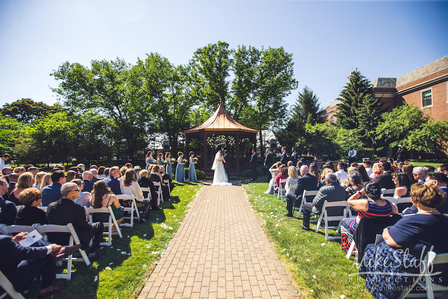 wedding ceremony at the dearborn inn