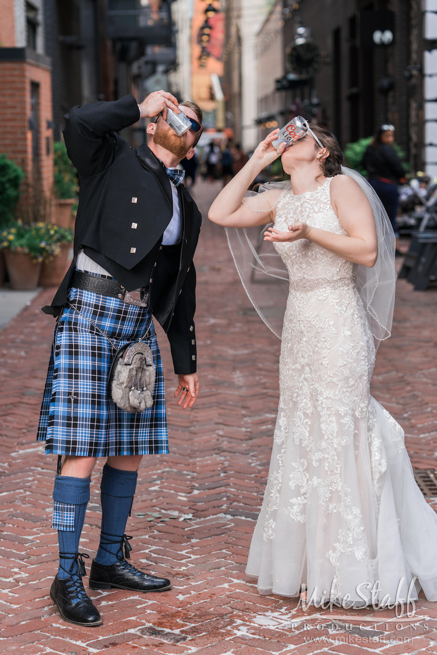 abby and garret shot gunning coors light beer cans the belt downtown detroit