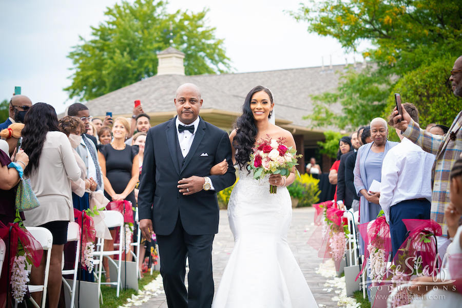 dezarae and charles wedding photography outdoors sycamore