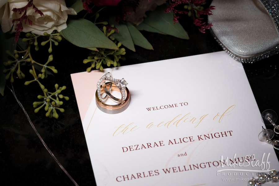 Dezarae and charles wedding invitations