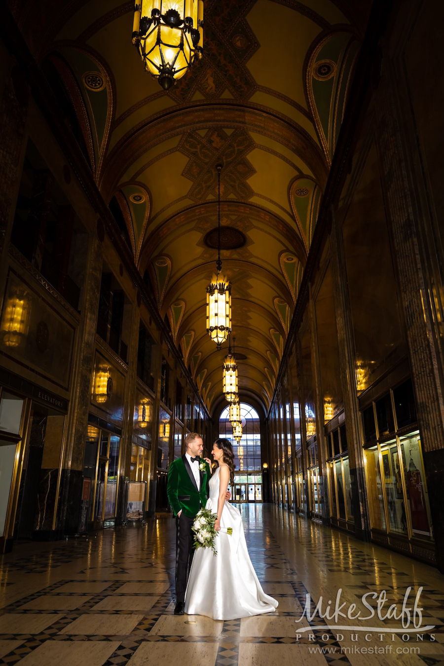 Fisher Building wedding photography detroit