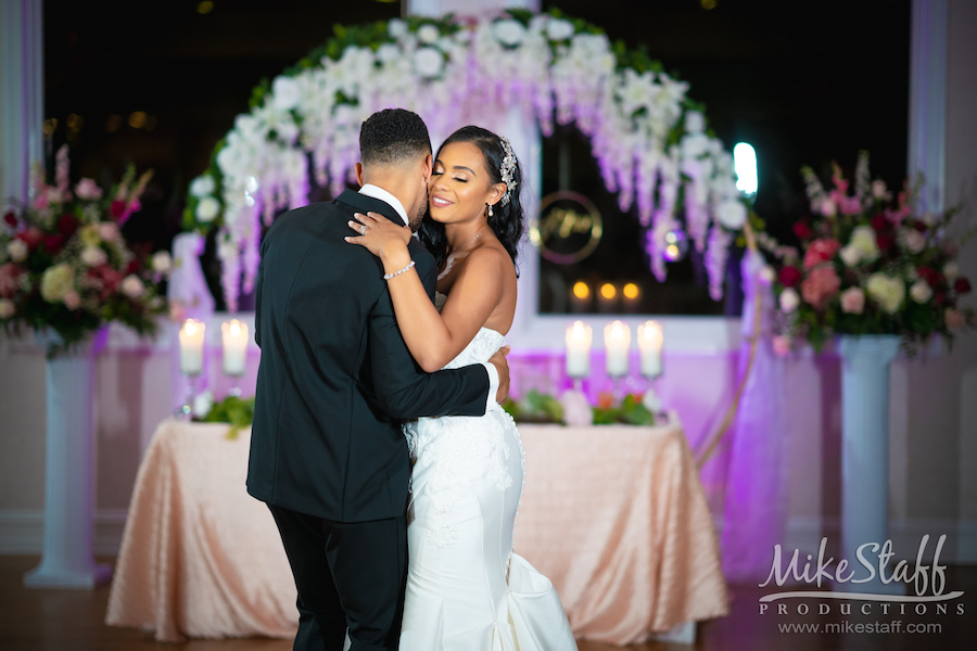 dezarae and charles first dance wedding reception