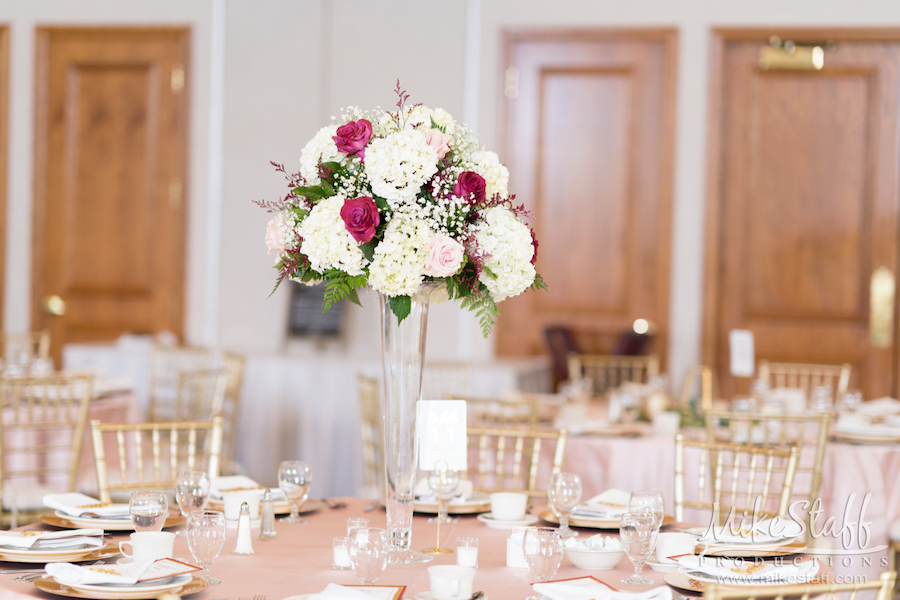 dezarae and charles table settings sycamore golf club