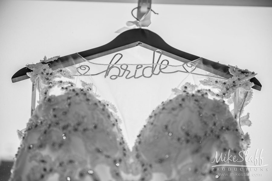 wedding dress bride hanger