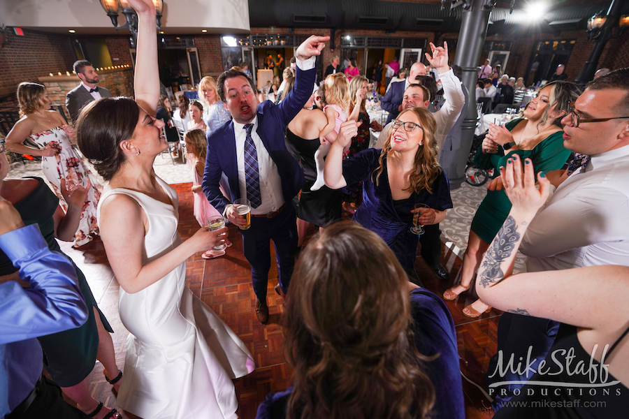 Questions to Ask Your Wedding DJ packed dance floor saint johns resort