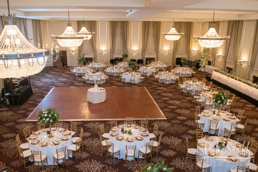 reception space at inn at st johns ballroom