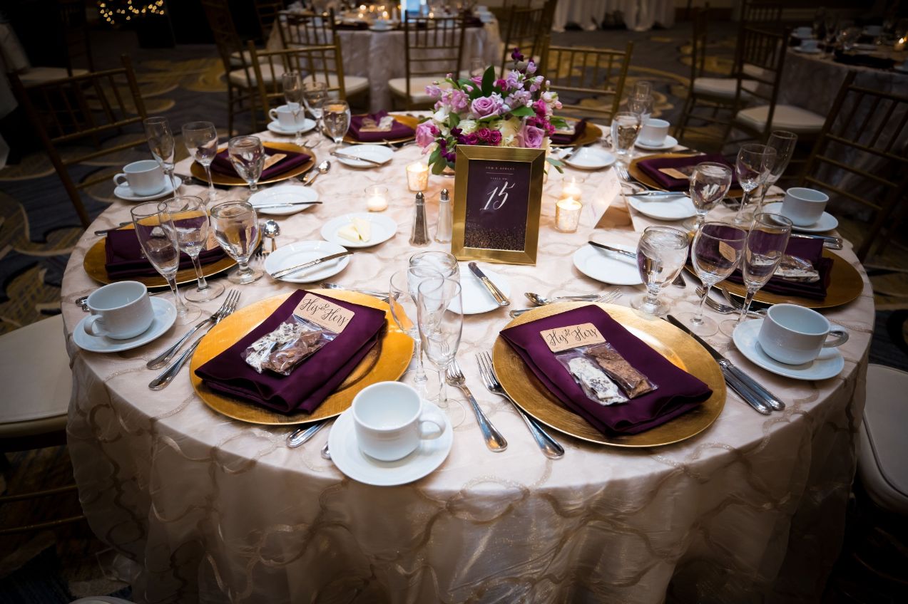 reception table detail