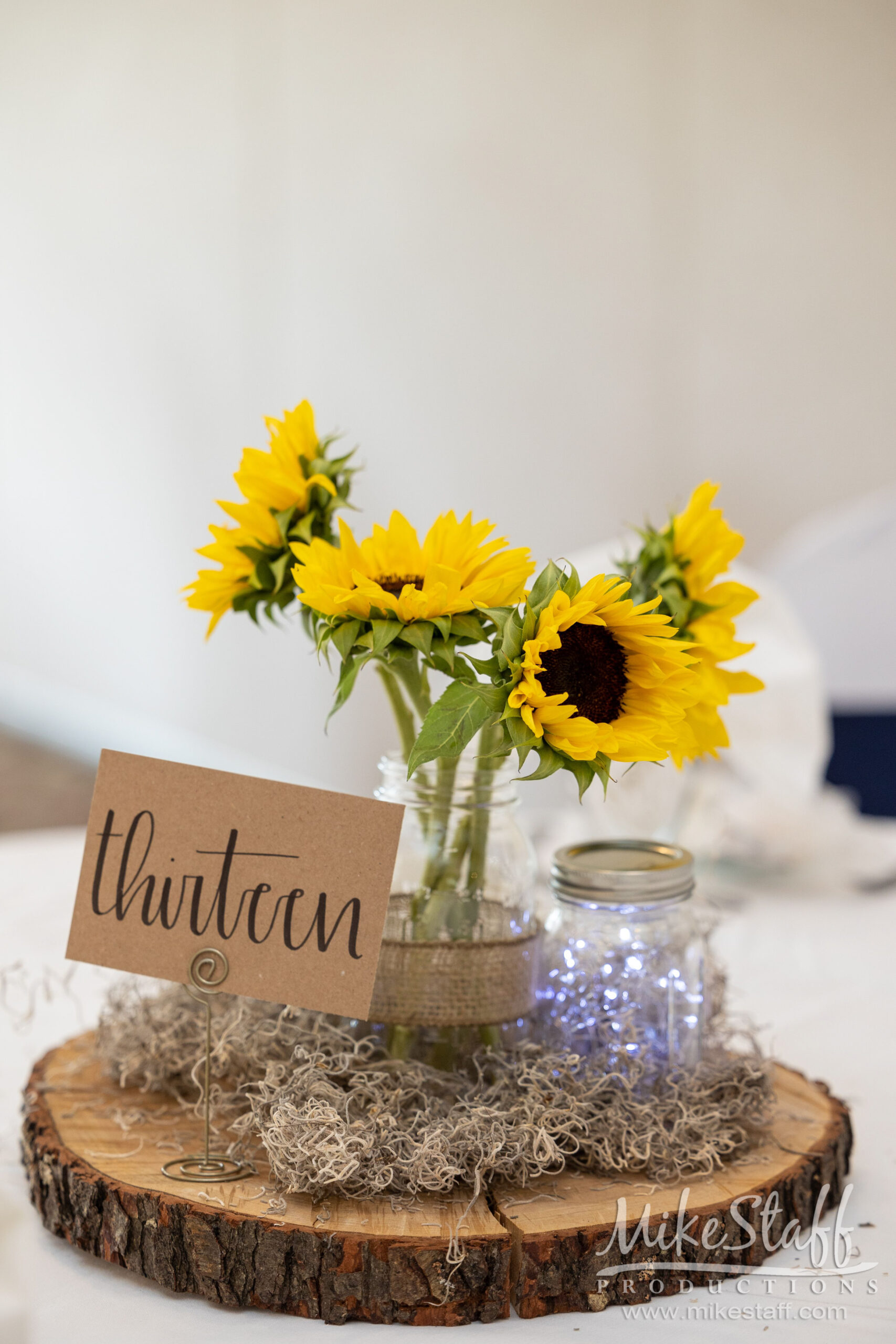 sunflower centerpiece