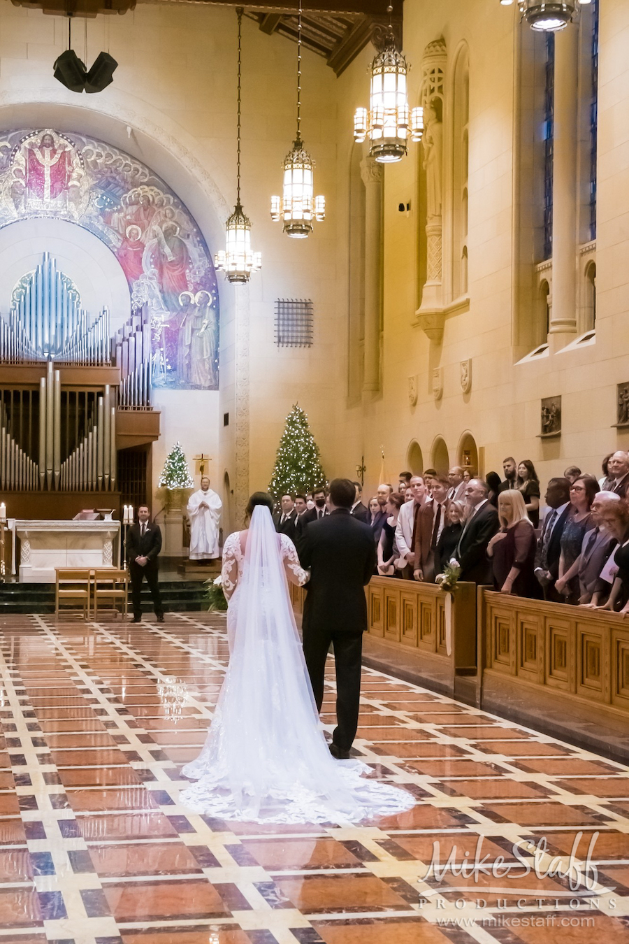 wedding ceremony at inn at st johns