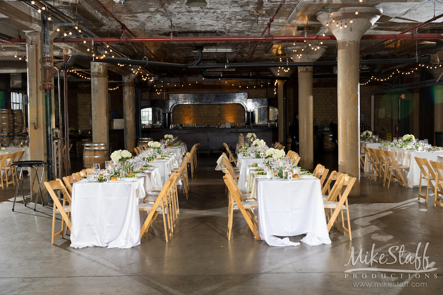 Amanda and Michael's Detroit whiskey factory wedding