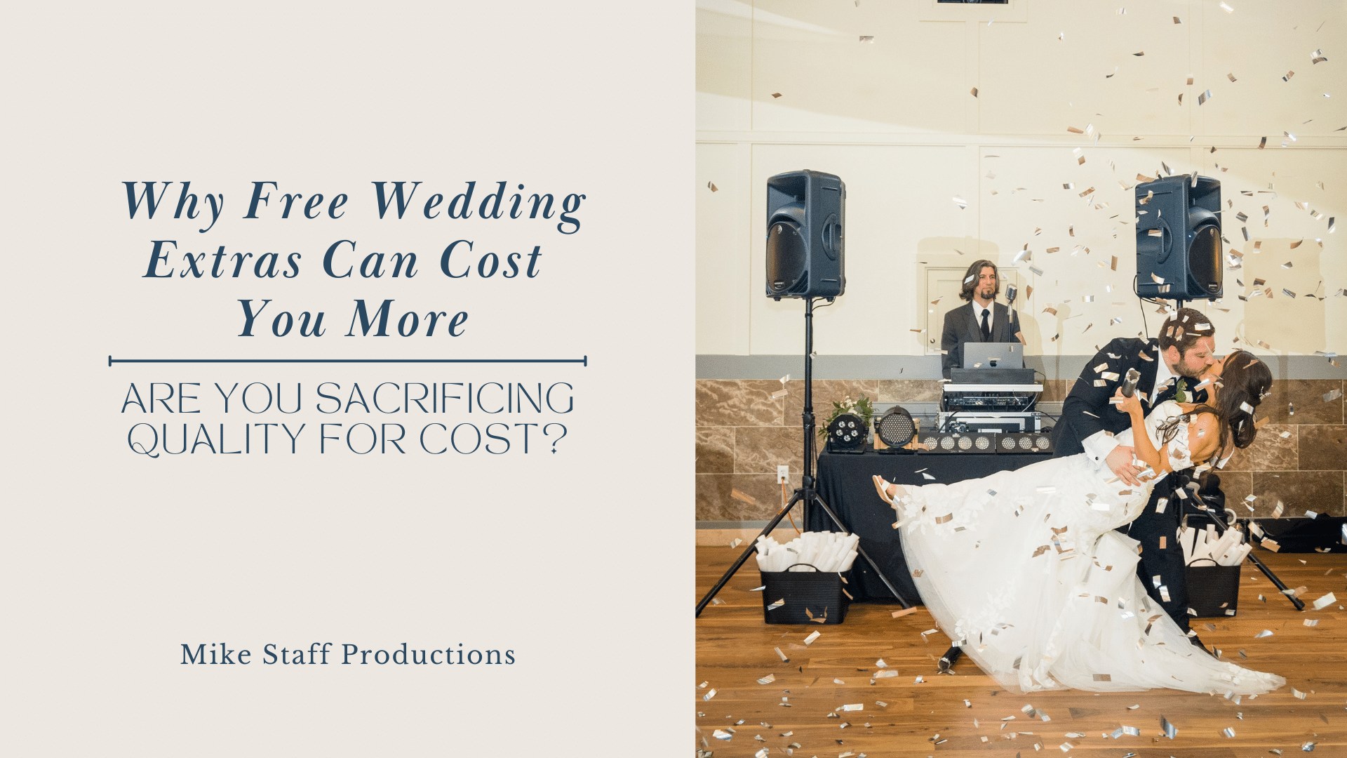 Why Free Wedding Extras Can Cost You More